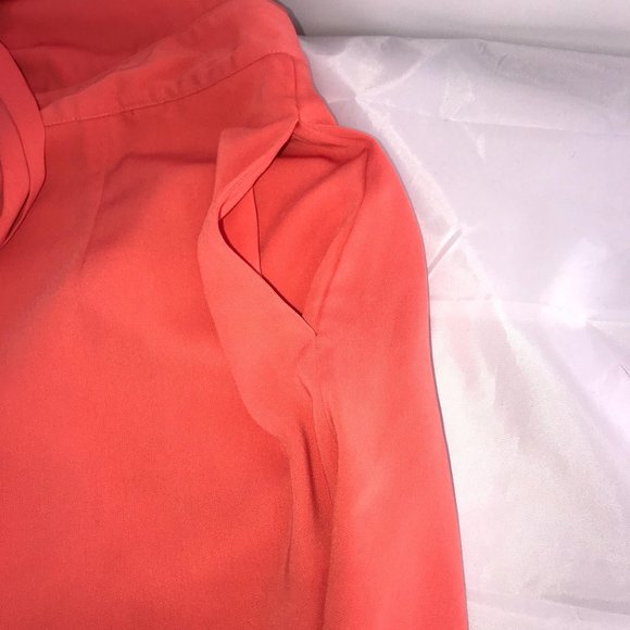 NAKED ZEBRA ORANGE COLD SHOULDER ROMPER - Picture 7 of 9